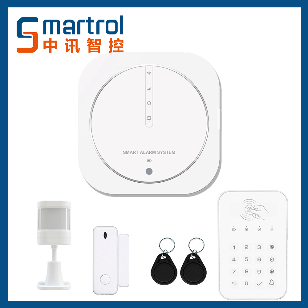 ZX-G13 涂鸦智能wifi+gsm双网报警系统家用防盗报警